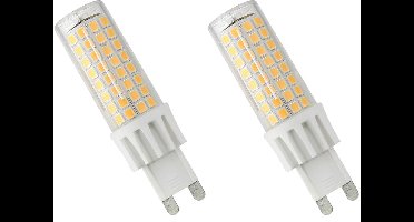 Spectrum LED Insteeklampje G9 7W - 230V - 770 Lumen - 3000K Warm wit - Gezellig licht - Energiezuinig - 2 stuks