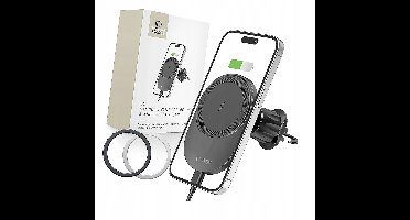 Auto Telefoonhouder MagSafe 15W Inductielader - Zwart