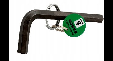 Bahco Inbussleutel 8mm Fosfaat Afwerking met RVS Ring