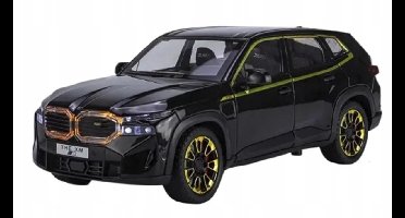 BMW XM SUV Modelauto 1:24 Metaal met Geluid & Licht - Zwart