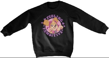 Paw Patrol Kinder Feeling Pawsitive Kids Sweatshirt NIC-31-PP010-DTF541 Black-4 Jahre