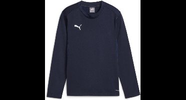 Puma Kinder Crew Sweatshirt TeamGoal Training Sweat Jr 658651 Puma Navy-Persian Blue-Puma White-164