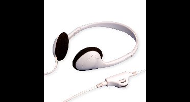 ROLINE 15.99.1316 hoofdtelefoon/headset Hoofdtelefoons Hoofdband Grijs