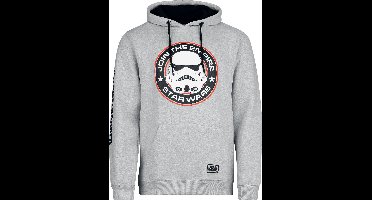Star Wars Stormtrooper - Join The Empire Heren Trui met capuchon - grijs - L