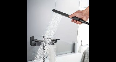 Bidetspuit – Toilet Handdouche – WC Spuit – Handbediende Bidet – Toiletreiniger – Messing Materiaal – Elektriciteitvrij – Zwart Design