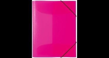 HERMA 19657, Conventionele hechtmap, A4, Polypropyleen (PP), Roze, Landschap/portret, Vel