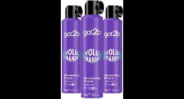 Got2b Volumania Haarspray - 3 x 300 ml - Voordeelverpakking