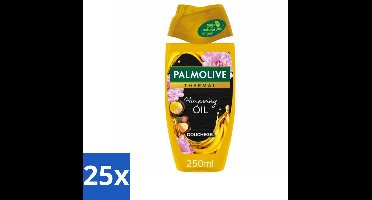 25 x Palmolive Douchegel Thermal Pampering Oil 250 ml - Douchegel - Macadamia-olie - Herstel - Hydrateren - Verzorging