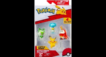 POK Battle Figuren 4er Pack Gen IX sort.