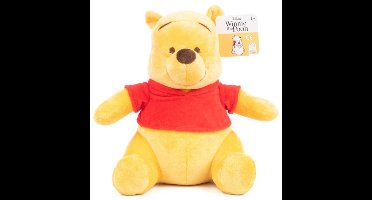 Disney pluche knuffel Pooh beer uit Winnie de Pooh - stof - 30 cm - Bekende cartoon figuren
