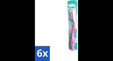 6 x Aquafresh - Junior Teeth Tandenborstel - 6-8 Jaar - Cool Ontwerp - 1 Stuk - Tandenborstel Voor Kinderen - Tandenborstel 6-8 Jaar - Kinder Tandenborstel - Tandenpoetsen - Aquafresh