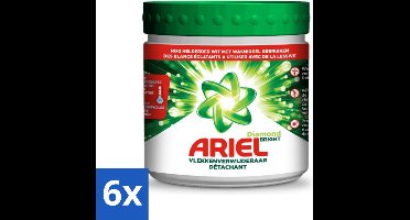 6 x Ariel Vlekverwijderaar Diamond Bright Witte Was 500 gr - Ariel Diamond Bright - Vlekkenverwijderaar - Witte Was - Waspoeder - Koud Water