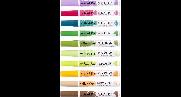 Brushpen talens ecoline set 10 stuks botanisch | 3 stuks