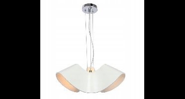Reality Catalina Hanglamp - 3xE27 - Wit Kunststof - 120cm Hoog