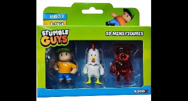 Stumble Guys 3D-minifiguren 3 stuks - UNI