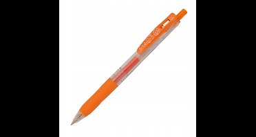Zebra Sarasa Clip Gelpen 0.5 Oranje - Vloeiend Schrijven