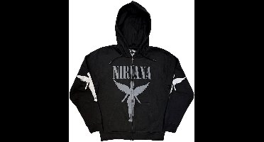 Nirvana - In Utero Mono Vest met capuchon - XL - Grijs