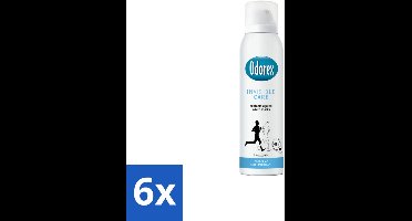 6 x Odorex Deodorant Spray Invisible Care 150 ml - Onzichtbare Bescherming - Deospray - Zweetvermindering - Geurvermindering - Huidvriendelijk