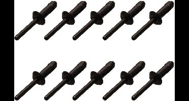 BGS Kunststof blindklinknagels voor Art. 8463 6,6 x 17,2 mm 10 st...