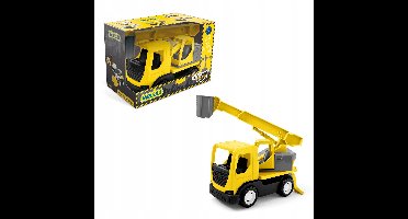 Wader Tech Truckplatform 29 cm - Stevig bouwvoertuigspeelgoed