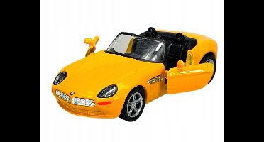 Welly BMW Z8 E52 Geel Metaal Model 1:34-39 Nieuw