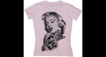 Marilyn Monroe Damen Got Attitude Girly T-Shirt SH-5-15183-H15-10 Pink-XXL
