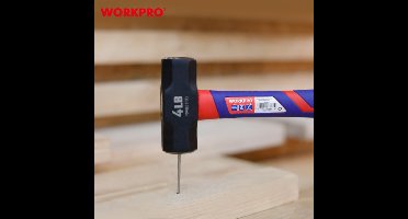 WORKPRO WP241033 Vuisthamer 2000g – Antislip grip & fiberglass handvat – Professioneel