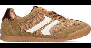 POSH by Poelman SKYE Dames Sneakers - Middel Bruin