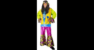 Carnavalskleding: Hippie kostuum man 4-delig Flow - Maat L