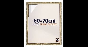 Baklijst 60x70 cm - Goud Antiek - Geschikt voor Canvasdoek - MDF Baklijst Lausanne