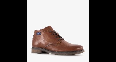 Bugatti leren heren veterschoenen cognac - Maat 45