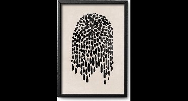 Abstracte poster Inositol - A3 - 30 x 42 cm - Inclusief lijst (Zwart MDF) - Kunst - Hoogwaardige abstracte poster - Illustratie - ArtStract - Abstracte kunst Online - Abstracte posters