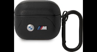 BMW M-Line Curved Line AirPods Case - Geschikt voor Apple Airpods 3 - Zwart