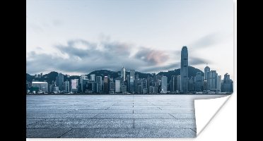 Oude Chinese stad in de bergen Aluminium 30x20 cm - Foto print op Aluminium (metaal wanddecoratie)