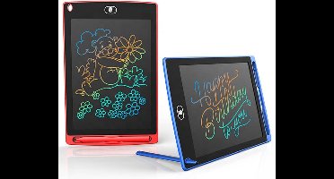 Tekenbord Kinderen - Wisbordje - Rood - Grafische Tablet - Tekentablet - 8,5 Inch - Writing Tablet - LCD - Jongens en Meisjes - Educatief - Tekenpad - Schrijfbord - Wisbord