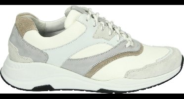 Durea - 6273 H - Lage sneakersDames sneakers - Kleur: Wit/beige - Maat: 37