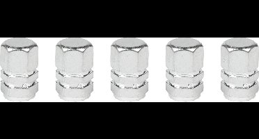 Benson Ventieldoppen set - Hoogwaardig aluminium - Universeel - 5 stuks