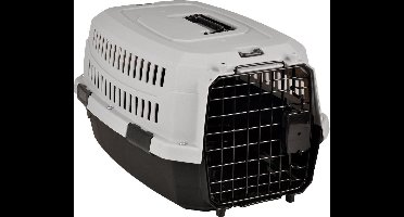 Flamingo Kattentransportbox Cargo - Wit/Zwart - 32 x 49 x 26 cm