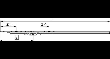 Maco Hefslot tbv hefschuifpui Doormaat 27,5 deurhoogte 2460 -2860mm 214414