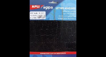 Agipa etiketten cijfers en letters letterhoogte 20 mm, 184 letters
