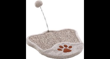 Flamingo Greta - Krabplank Katten - Krabplank Greta Grijs Pootvorm 34,5x34,5x23,5cm - 1st - 127369 - 1st