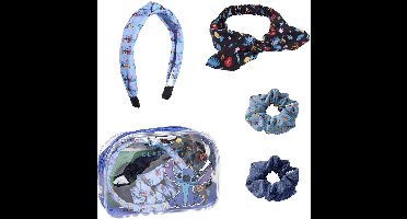 Disney Stitch Haar Scrunshies en Haarband + Tasje