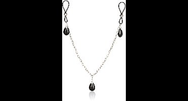 CalExotics - Nonpierce Nipple Chain Jewelry - Bondage / SM Nipple clamps Zwart