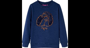 vidaXL - Kindertrui - 128 - marineblauw