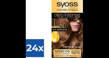 Syoss Oleo Intense - Haarverf - 6-80 - Caramelblond - 115ml x 24
