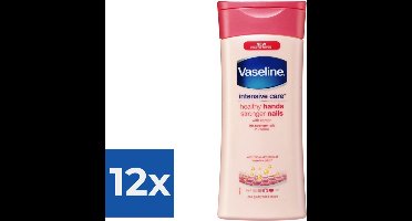Vaseline Handcreme - Healthy hands & stronger nails 200ml - Voordeelverpakking 12 stuks