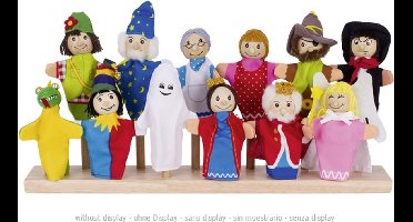 Goki Vingerpoppen set 12 stuks 10-13cm