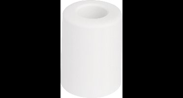 Deltafix Deurbuffer - deurstopper - wit - rubber - 50 x 35 mm - schroefbevestiging