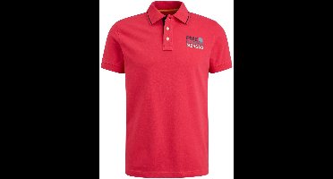 PME Legend - Piqué Poloshirt Logo Roze - Regular-fit - Heren Poloshirt Maat S