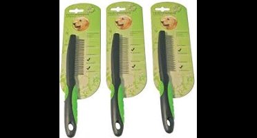 honden verzorgingskam  grof voor langhaar en stockhaar